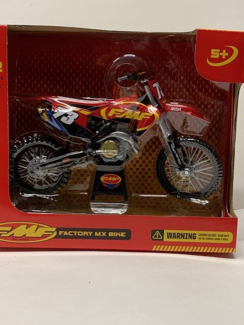 FMF Dirt Bike Replica 1:12 New Ray Toy Model 015999 | eBay