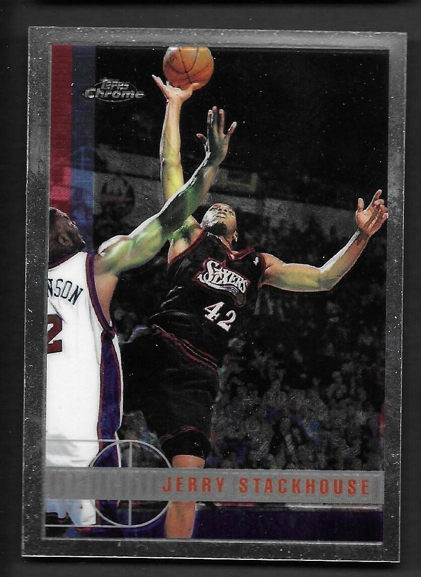 1997-98 Topps Chrome #204 Jerry Stackhouse Philadelphia 76ers