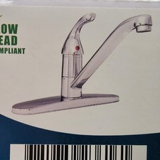 PROFLO 1.5 GPM Widespread Kitchen Faucet  Escutcheon  Chrome  PFXC3101CP