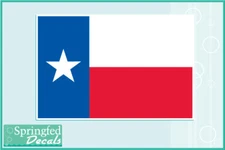 TEXAS STATE FLAG Vinyl Decal #1 Car Truck Window Sticker CUSTOM SIZES Texans