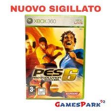 Pro Evolution Soccer PES 6 XBOX 360 GIOCO nuovo PER Italiano PAL calcio sport di
