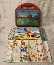 Vintage Sandylion Disney Winnie the Pooh Sticker Treasure Kit Reusable