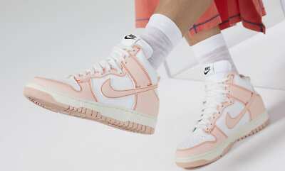 Nike Dunk High 1985 Arctic Orange White DV1143 800 Women Shoe Size