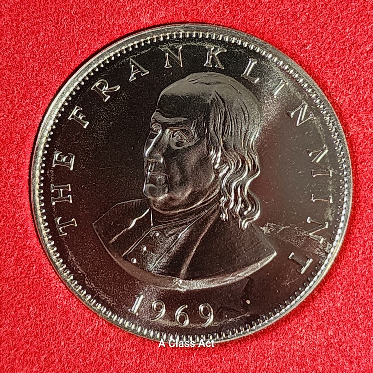 1969 Franklin Mint Groundbreaking Ceremony -Ch/Gem BU Nickel