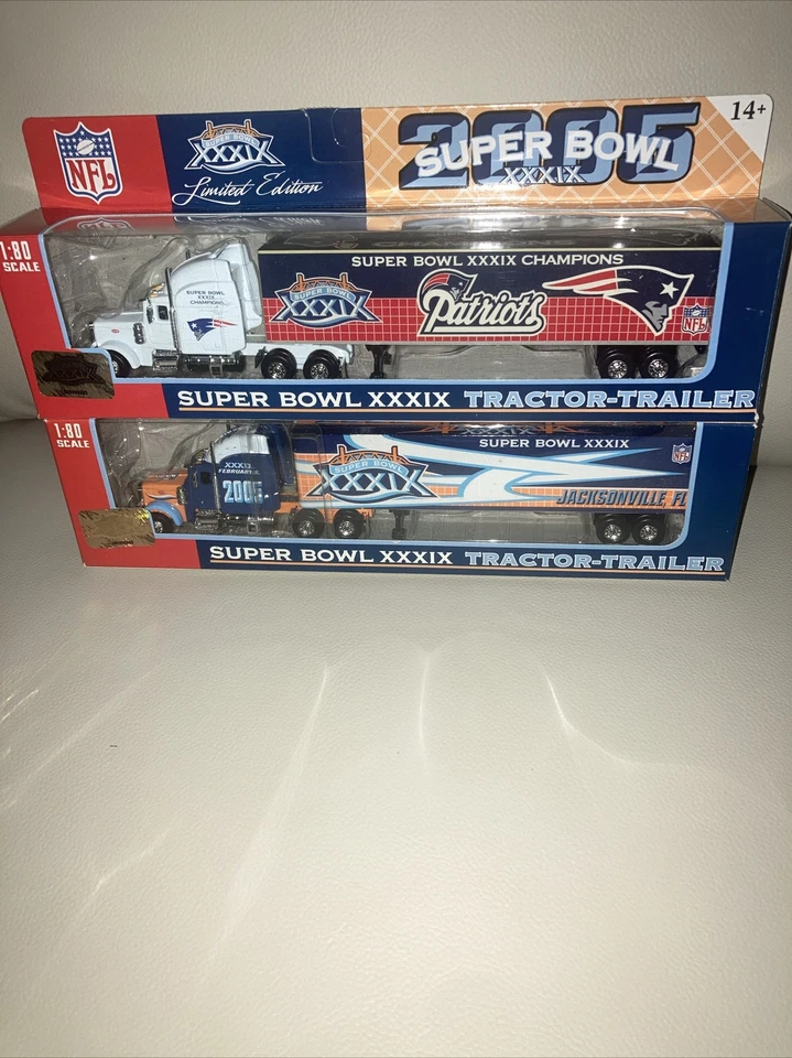 1-PATRIOTS SUPER BOWL XXXIX CHAMPIONS TRAILER.1-SUPER BOWL XXXIX TRACTOR TRAILER - Image 3 of 4