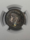 1941 Canada Twenty Five Cents 25C NGC MS64 - *Spectacular Rainbow Patina* *Wow* — photo 6