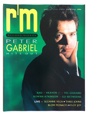 Record Mirror 10 May 1986 Peter Gabriel, The Go Betweens, Heaven 17, Vic Godard