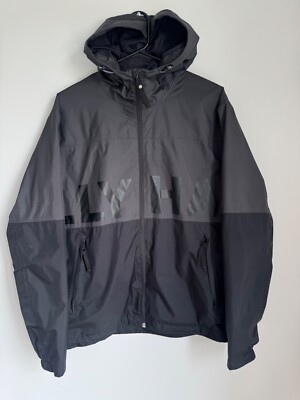 Helly Hansen Amaze Jacket Mens S Spellout Rain 90s Inspired Sailing Gorpcore
