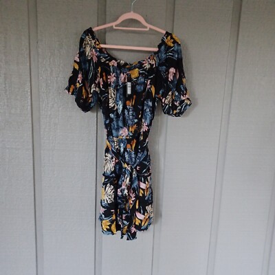 preppy floral mini dress Shannon Preppy Floral Split Neck Mini Dress with Pockets Pink / Small