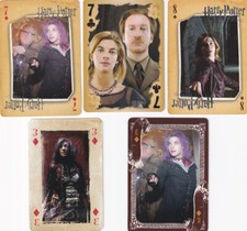 Natalia Tena Harry Potter Playing Cards Lot of 5 - Nymphadora Tonks