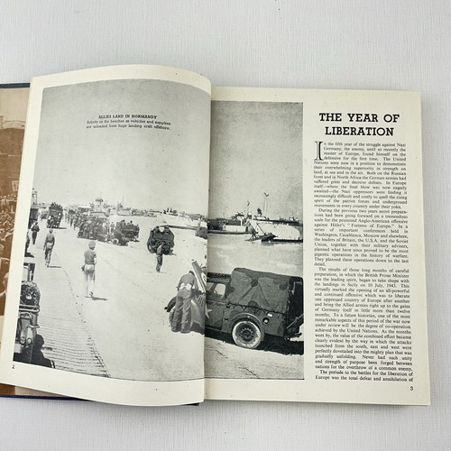 The War In Pictures Fifth Year Odhams Press 1946 Hardcover Book WW2 WWII 1943-44 - Picture 15 of 18
