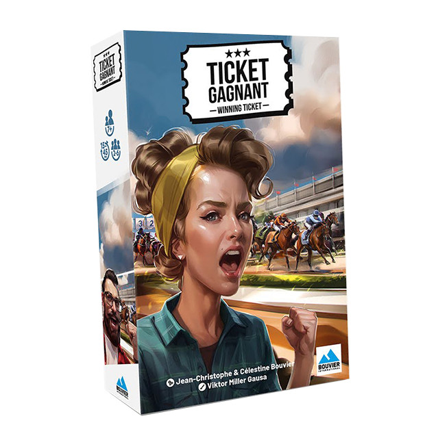 Jeu de société Ticket gagnant de Bouvier international état neuf sous blister