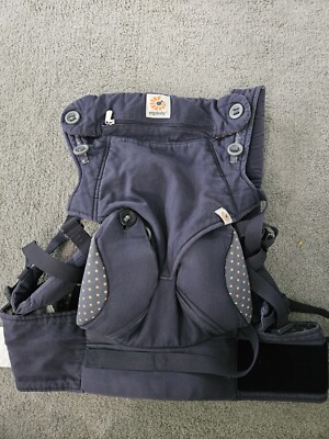 Ergo Baby Ergobaby Four Positions 360 Midnight Blue Carrier With Infant Insert