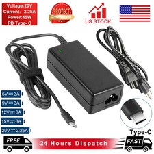 45W USB-C AC Adapter Charger For Acer Chromebook 315 CB315-3H-C2C3 CB315-3H-C4QE