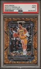 2022-23 Panini Prizm /20 Scottie Pippen Jr Rookie Bronze Fast Break - PSA 9