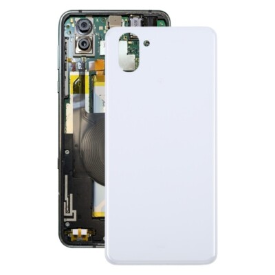For Sharp Aquos R3 Battery Back Cover Silver