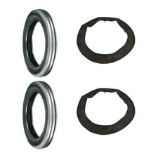 PAIR of ATF 750 7.50x16 Tractor Tyres 3 Rib & Inner Tubes Massey Ferguson