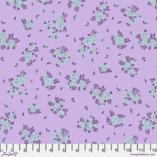 NEW TULA PINK TRUE COLORS WHAT A DITZ IN VIOLA COTTON FABRIC 1/2 YD
