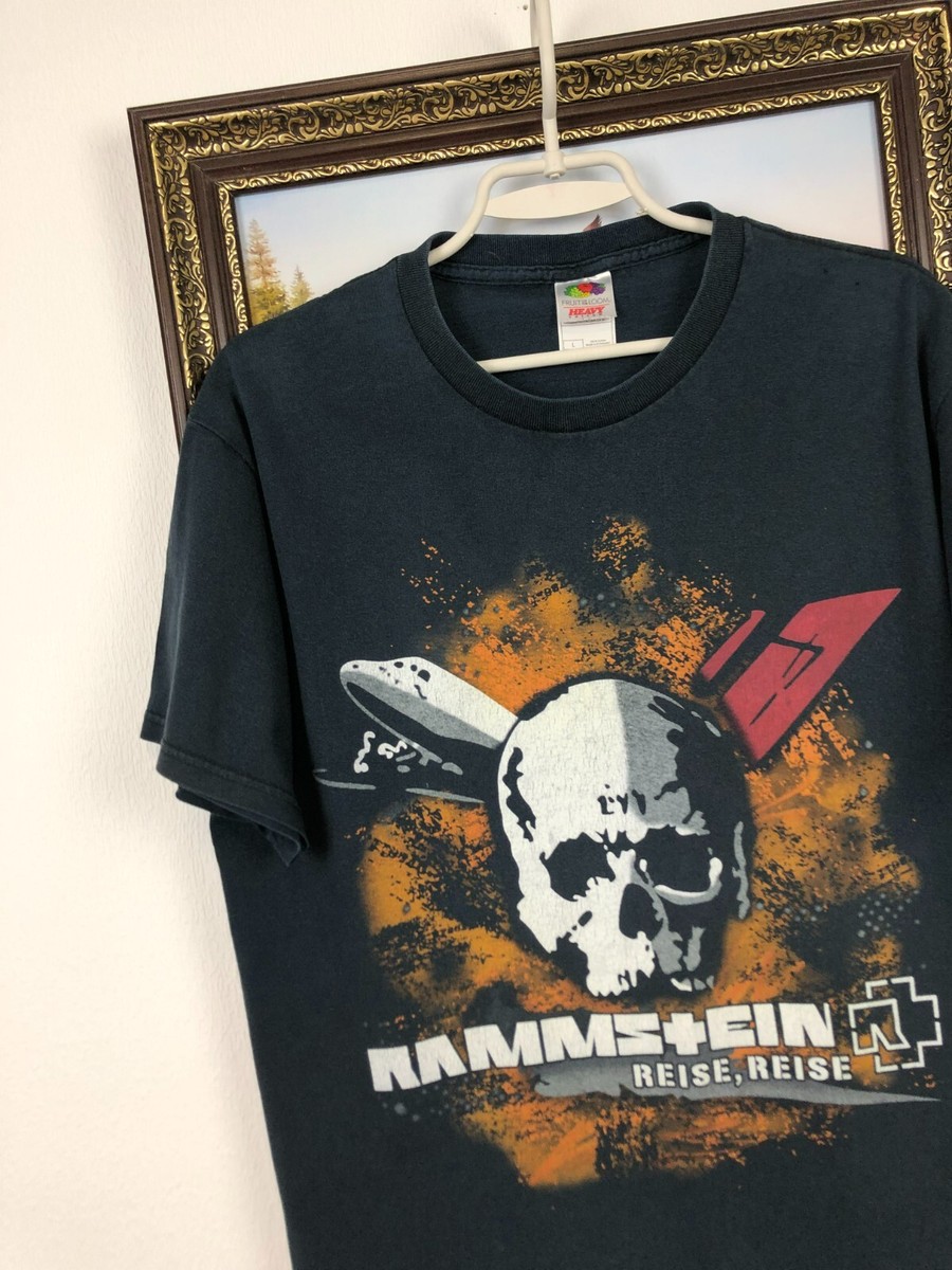 ラムシュタイン　REISE, REISE バンドtシャツ Vintage Rammstein Tour Shirt Reise Reise 2004 Tee Rare Over