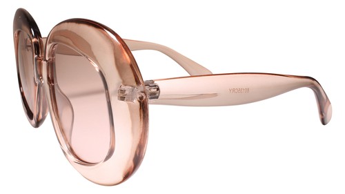 Stunning Exaggerated Oversized Bold Frame Brown Womens Sunglasses - Picture 3 of 3