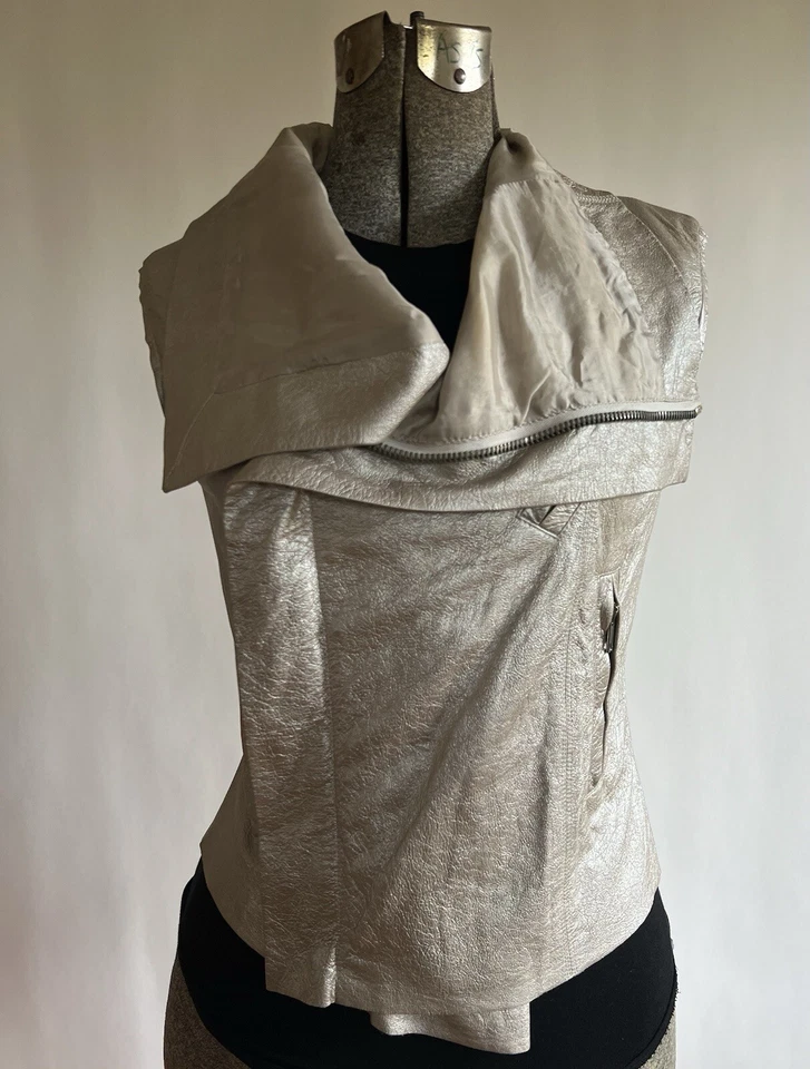 Rick Owens皮革背心 — 第 3/4 张图片