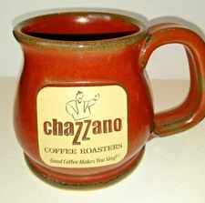 Sunset Hill Stoneware Chazzano Coffee Roasters Mug Very Nice Condition