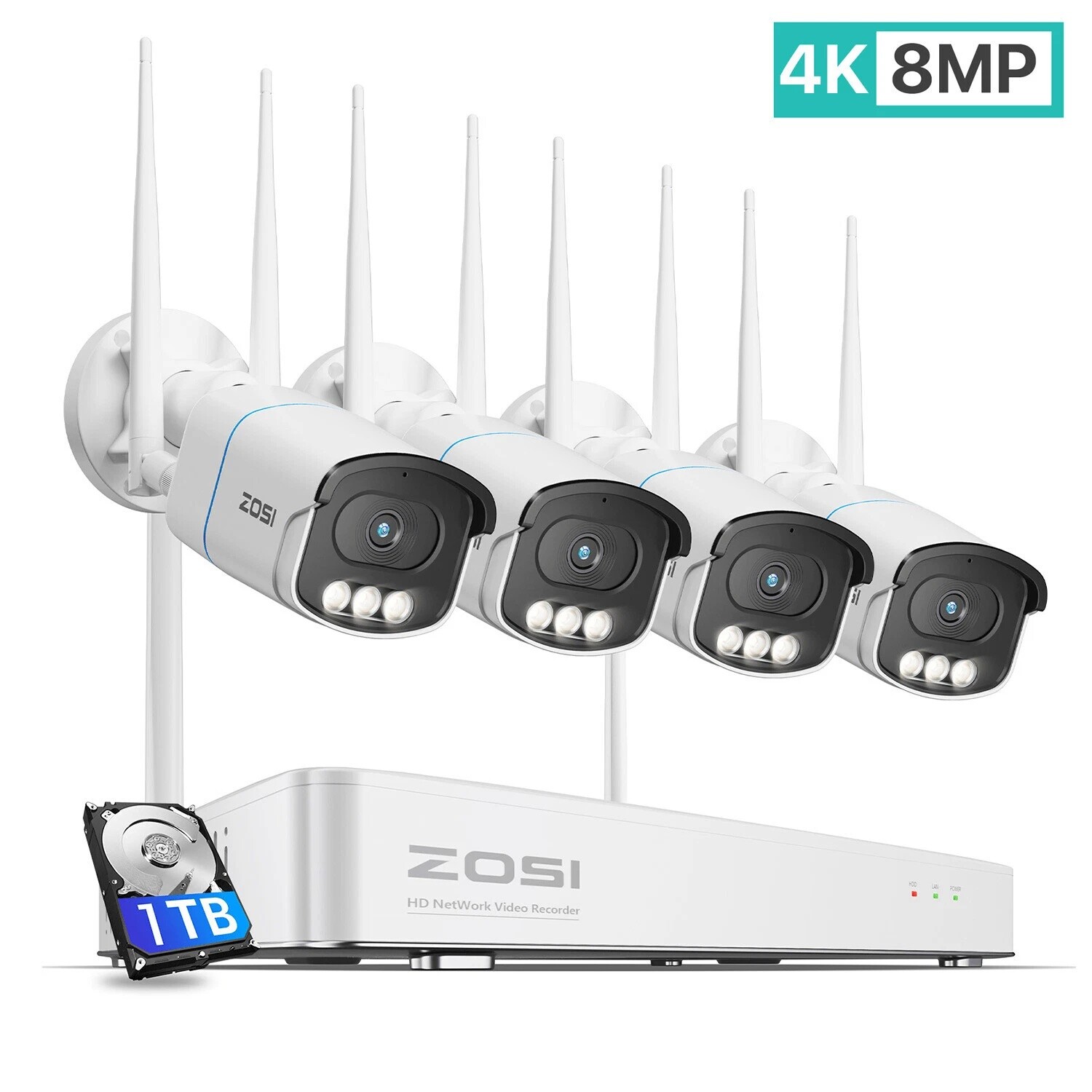 Ptz Wireless Night Vision 1tb Hdd