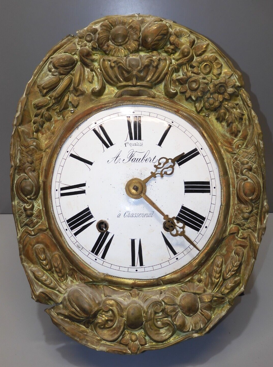 MOUVEMENT PENDULE HORLOGE COMTOISE A FAUBERT à CHASSENEUIL JUS de
