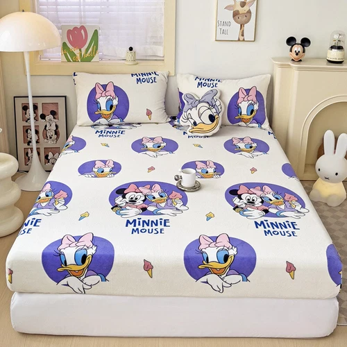 Disney Characters Fitted Sheet Set Bedding Decor/Customizable Single/Double Size