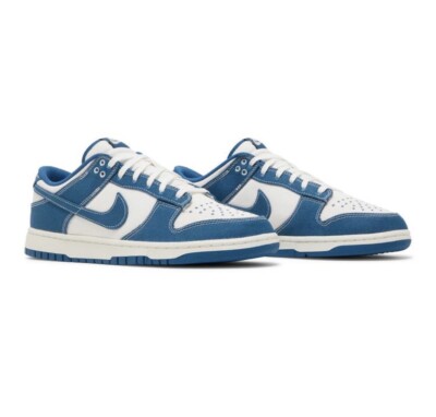 New Nike Dunk Low Retro Industrial Blue Denim Sashiko - Size 9.5