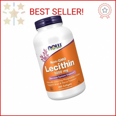 High Strength Lecithin Supplement with Phosphatidyl Choline - 1200mg