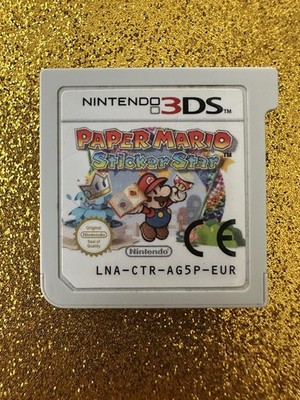 NINTENDO 3DS PAPER MARIO STICKER STAR ( GEBRAUCHT,NUR DAS MODUL ) ZU VERKAUFEN.