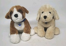 NINTENDOGS Nintendo Plush Puppies Brown Beige Stuffed 2008 Interactive 14"