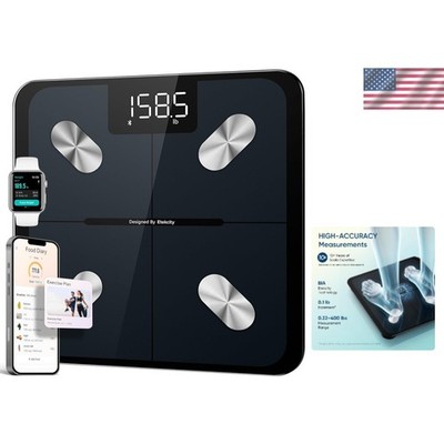 High Precision Smart Scale for Body Weight, BMI & Body Fat - 400 lbs Capacity