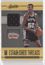2020-21 Absolute Memorabilia Established Threads Level 1 David Robinson HOF 0o5y