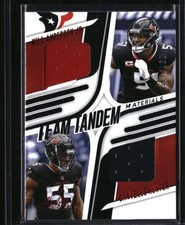 2025 Panini Absolute Will Anderson Jr. / Danielle Hunter Tandem MEM #/115 Texans