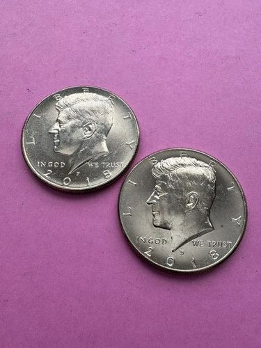 2018-P Kennedy Half Dollar — photo from the most recent tracked eBay sale