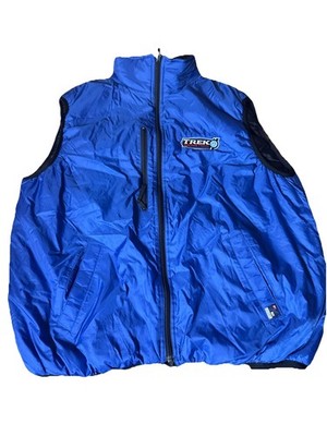 Port Authority Out Doors Volkswagen Trek Racing Team Cycling Puff Vest Vtg Sz XL