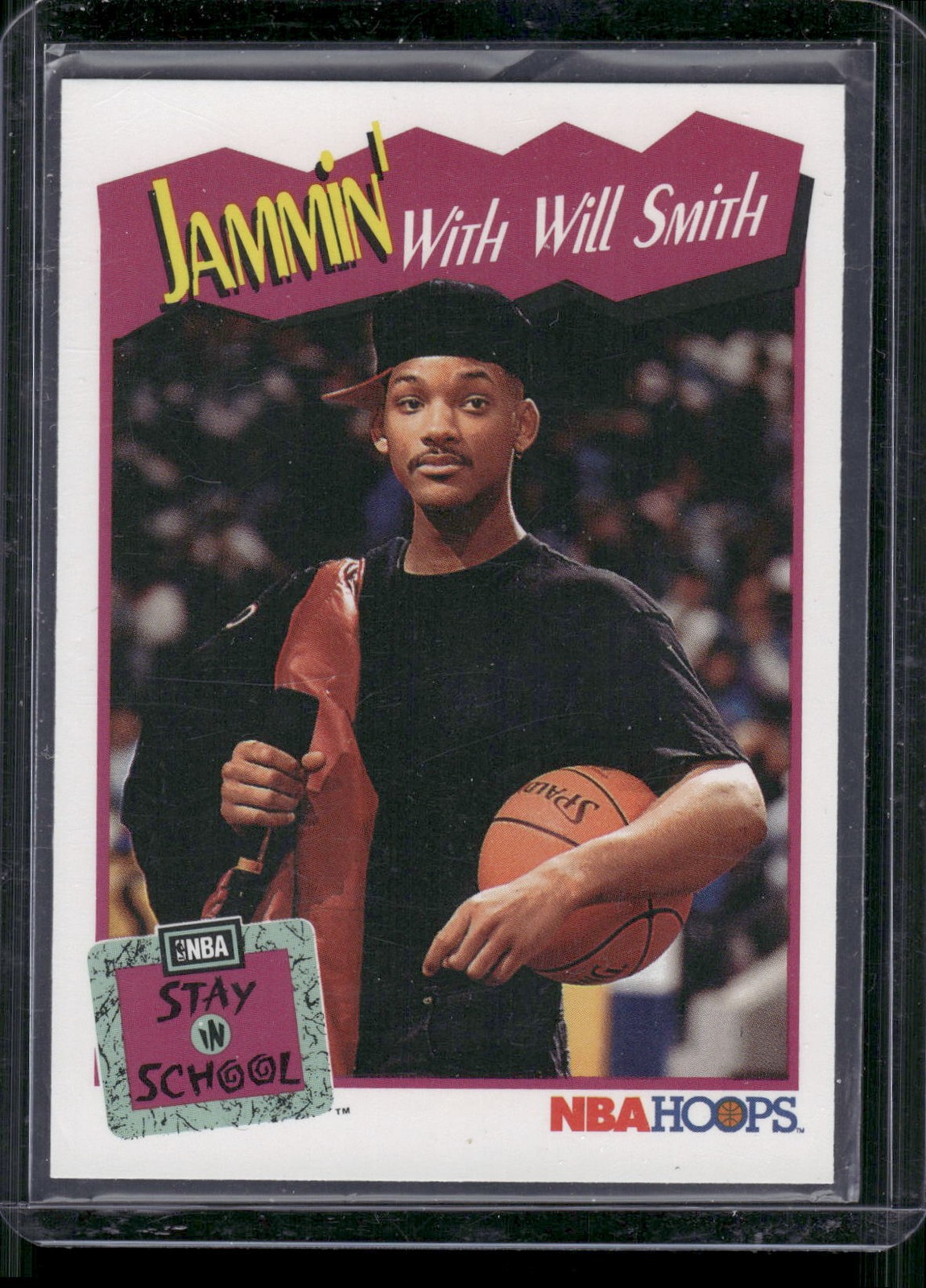 1991-92 Hoops #325 Jammin' with Will Smith