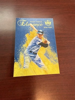 2021 Panini Diamond Kings Elegance #E-2 Mickey Mantle HOF