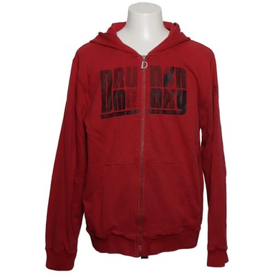 Drunknmunky, Kapuzenpullover, Größe: XL, Rot, Print, Herren #1y0