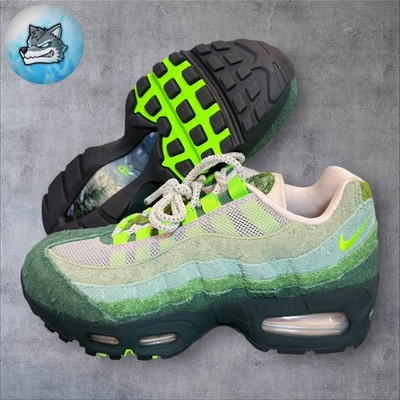 Nike Air Max 95 Big Bubble Mens Size 5 DOAF Oregon Ducks The Woods IQ3986-300