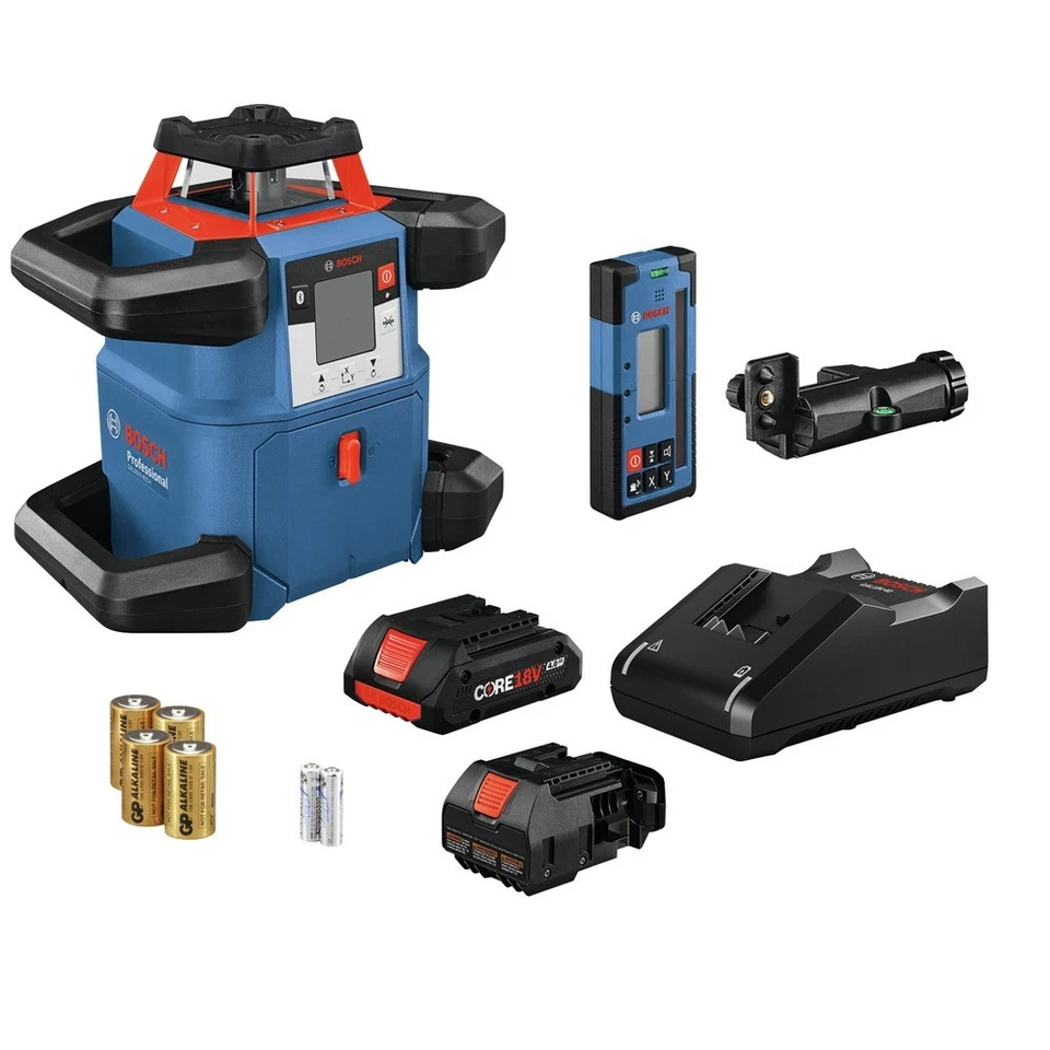 Láser rotativo horizontal Bosch GRL4000-80CH-RT REVOLVE4000 certificado reacondicionado