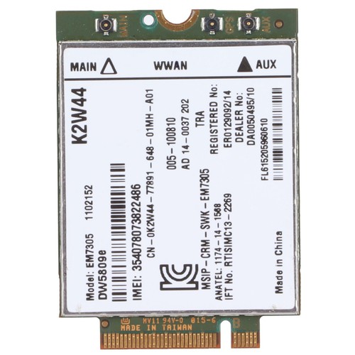 Netzwerkkarte 4G-Modul Einfach Installieren Dw5809E Em7305 Computerkomponen KUI - Bild 16 von 22