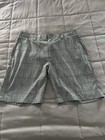 Callaway Shorts Mens Waist Size 38 Gray Plaid Casual Golf Flat Front Chino — photo 1