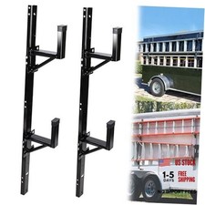 Side Mount Ladder Rack For Trailer Adjustable Heavy Duty Steel Ladder Rack