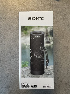 SONY SRS-XB23 Tragbarer Bluetooth Lautsprecher EXTRA BASS schwarz - mit OVP