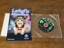 LUIGI'S MANSION NINTENDO GAMECUBE 2003 DISCO Y MANUAL
