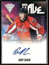 2011-12 Panini Titanium #5 Cody Eakin New Wave Autographs Capitals
