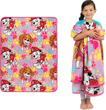 Paw Patrol Girls Plush Throw Blanket 46 Inch x 60 Inch Super Soft Bedding Gift
